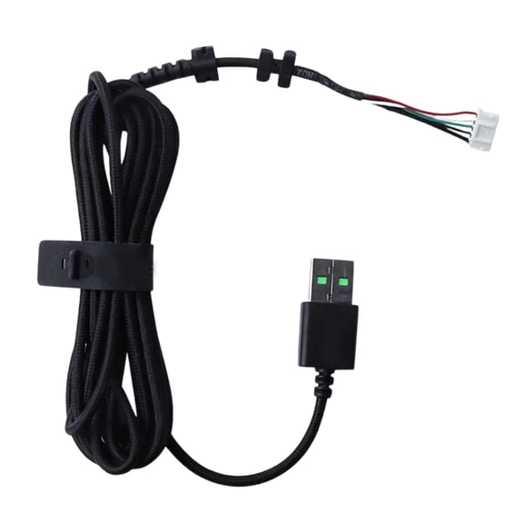 USB Mouse Cable Cord Nylon Mouse Line Replacement Wire for Razer Lancehead TE Tournament Edition Mouse Replacement Part Repair Accessory