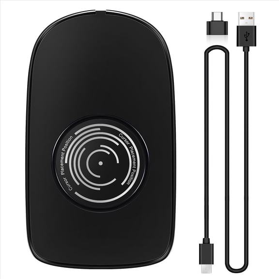 USB Mouse Mover Jiggler with ON/OFF Switch, Computer Mouse Simulator to Keep PC Laptop Awake Active Automatically