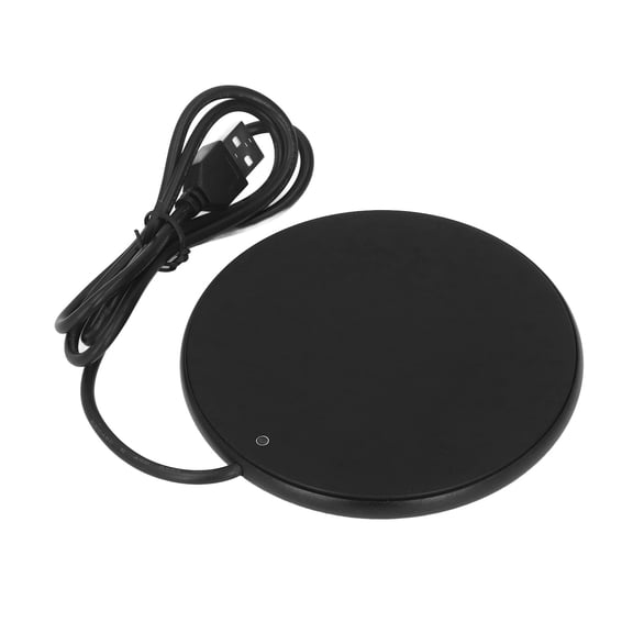 USB Mug Warmer Small Portable Coffee Mug Warmer Plate for Office Desk, Home, Travel, Black