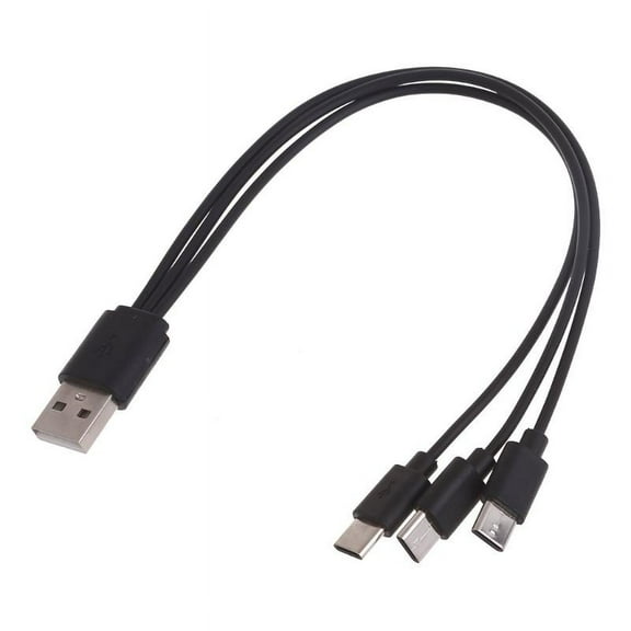 USB Multi Charging Cable 1/2/3/4 in 1 Multiple Phone Charger Cord USB C Cable