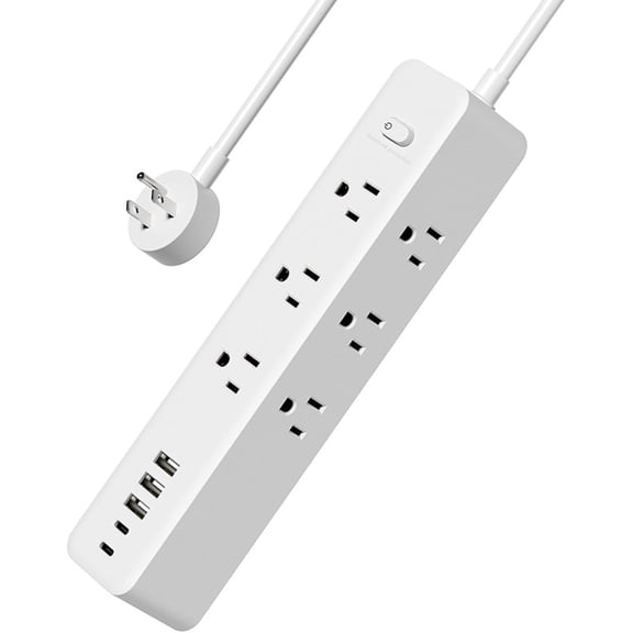 USB Multi Hole PD Fast Charging Power Strip with Double-Sided Socket Extension Wiring Board