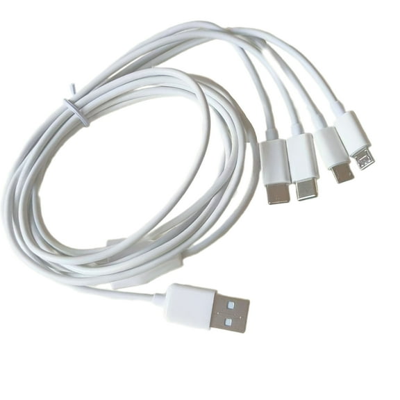 USB MultiCharging Cable for Type C 5pin USB Devices Highly Speed Charging Wire Power Cord 200cm/78.74inch