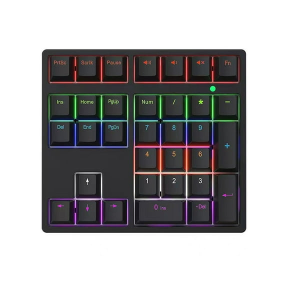 USB Numeric Keypad 34 Key Number Keypad Keyboard Corded Number Pad for Laptop PC