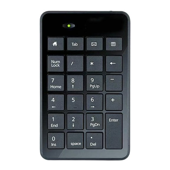 USB Numeric Keypad Keyboard 23 Number Keypad Corded Number Pad for Laptop PC Computer Notebook Big Print Letter