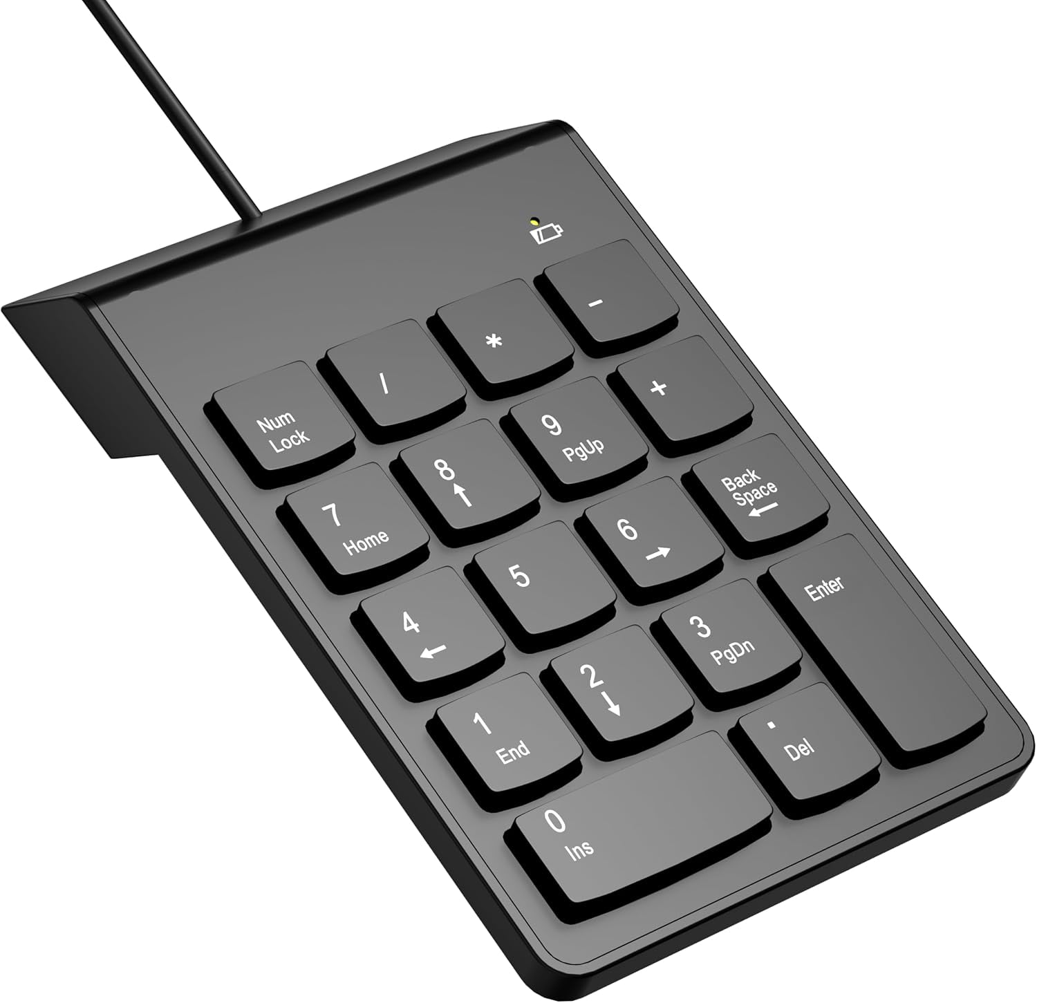 Key Keyboad Pad USB Numeric Keypad Numpad Portable Slim Mini 10 Key Number Pad Keyboard ...