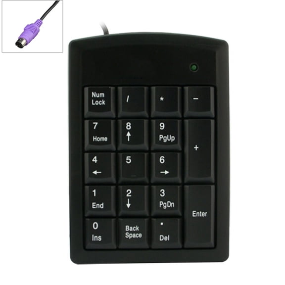 USB Numerics Keyboards With 18 Silents Button Deskstop Number Pad For Laptop Desktop Office