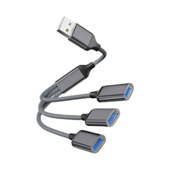 USB OTG Adapter with Power Supply 3 in 1 USB OTG Adapter USB to USB 2.0 Multi-Function Splitter Extension Cable