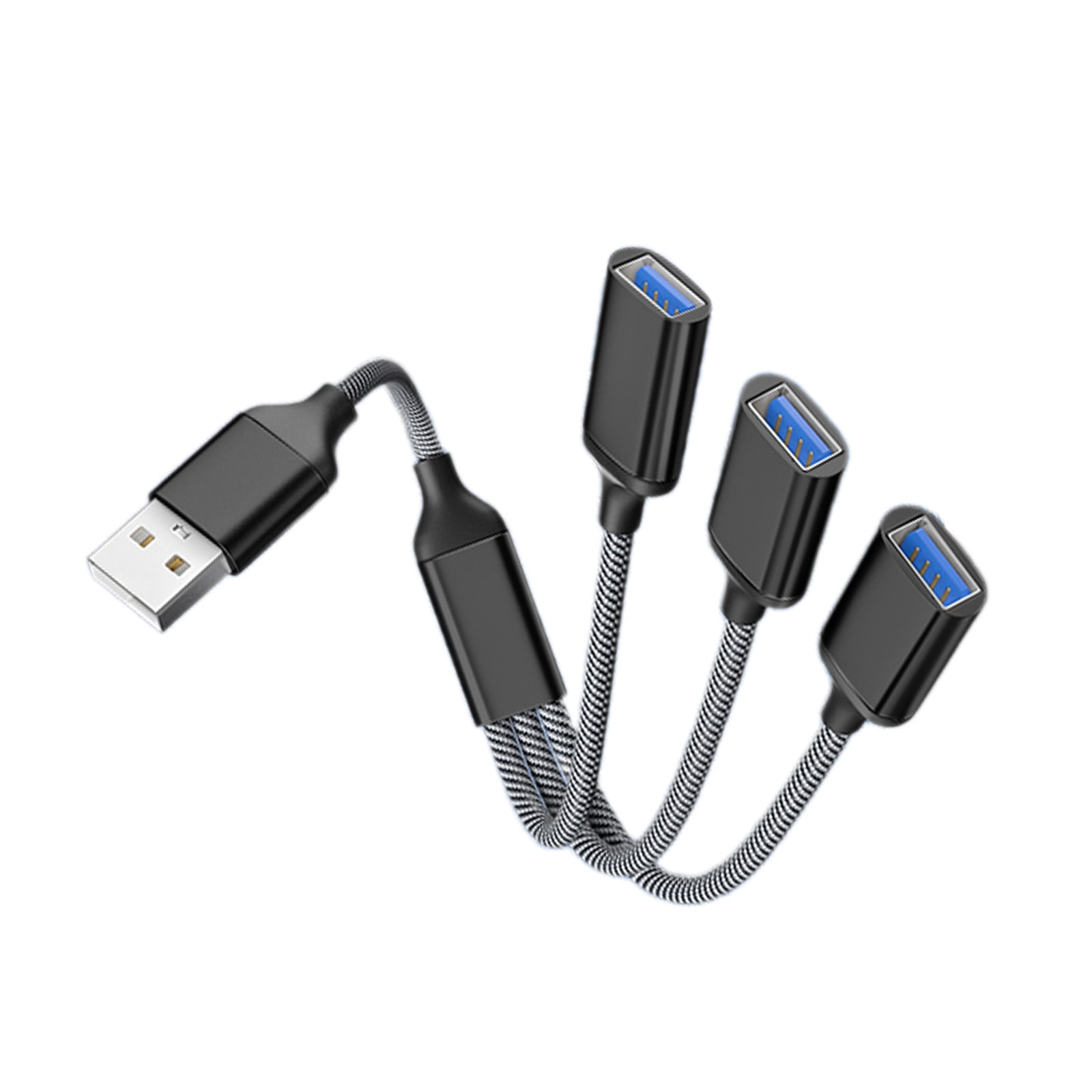 USB OTG Splitter Y Cable USB Male to 3 Female USB 2.0 Converter Multi ...