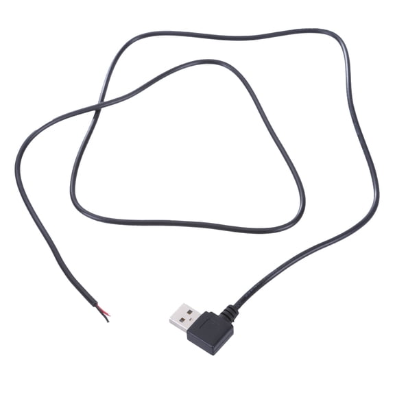 USB Open End Cable Power Supply Cable for Light Fan Driving Recorder 22AWG USB Male 2 Pin Bare Wire Charging Cord