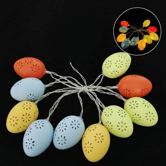 USB Operated Easter Egg Fairy Lights 3m (20 Eggs) - Instant Plug & Play Decoration for Indoor/Outdoor Party, Mantel, Garden & Holiday Home Ambiance