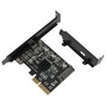 thumbnail image 1 of USB PCIE Card Type C PCI-Express 4X to 3.2 Gen 2X2 (20Gbps) ASM3242 Chipset for 8/10/Linux, 1 of 6