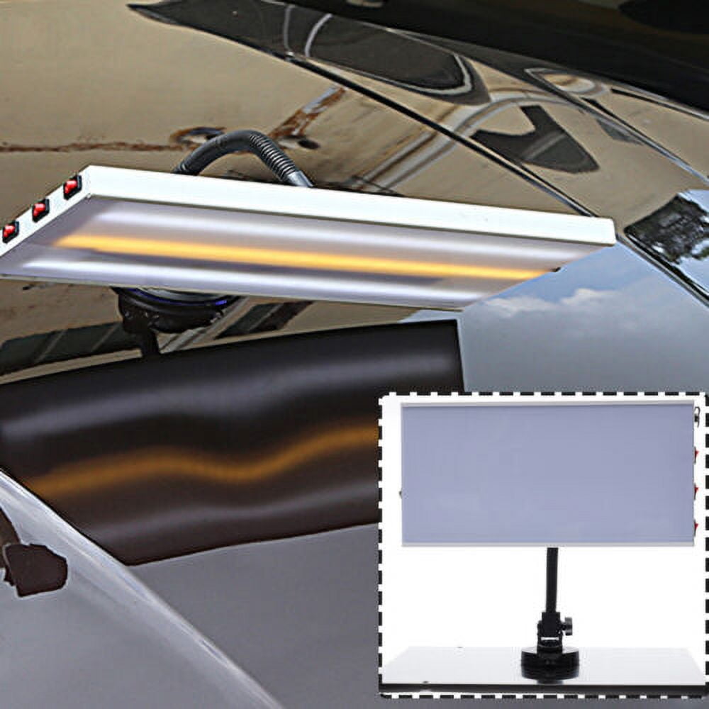 USB PDR Tools Paintless Dent Repair 3-Strip LED Lights Line Board Hail Removal