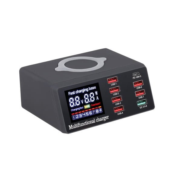 USB ,Pd Qc3.0 Usb Station Led Buzhi Usb Station With Led Display Usb Led Port Station Port Usb 8 Port Pd Quick X9 Usb Display Station Pd X9 Port Quick X9 Quick Display Pd Quick