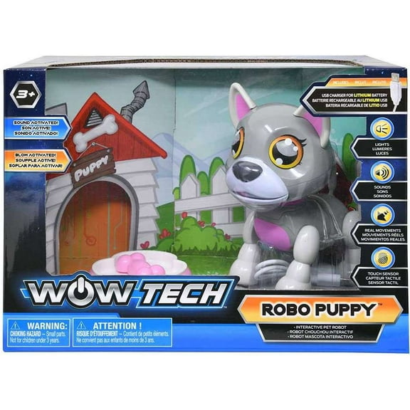 WOW Tech Robo Puppy Interactive Pet Robot