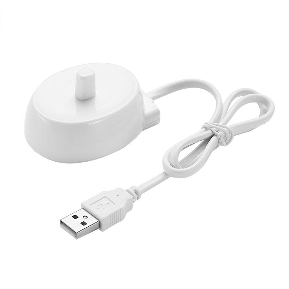 USB Plug Electric Toothbrush Charger Dock For Braun Cradle~ Base Charging O2D4
