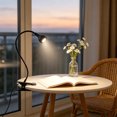 thumbnail image 1 of USB Plug-In Clip On Reading Lamp, Flexible Metal Gooseneck Clamp Light, 360 Degree Adjustable Soft Light Mini Book Light for Desk, Bedside, Travel, 1 of 6