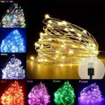 thumbnail image 1 of USB Plug In Fairy Lights, 33ft 100 LED Micro Copper Wire Fairy String Lights for Indoor Bedroom, Christmas, Parties, Wedding, Centerpiece, Decoration,Pink, 1 of 7