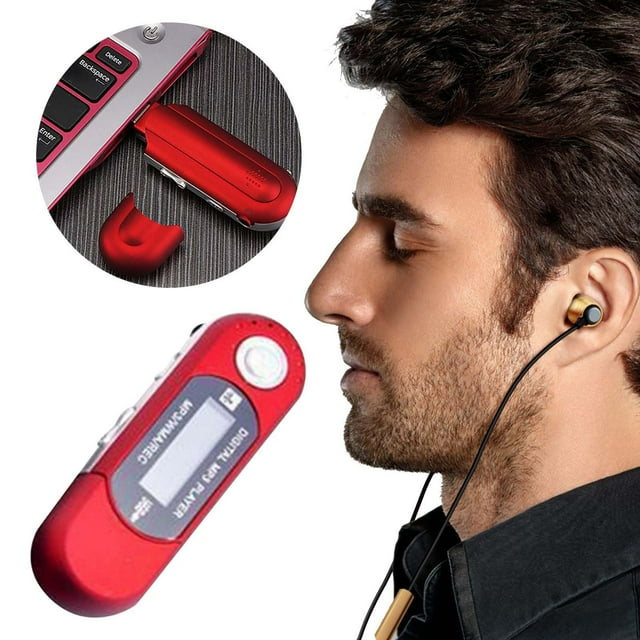 USB - Plug - In MP3 Player with 4GB/8GB Memory, Screen, and Battery Lyrics Display