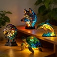 thumbnail image 1 of USB Plug-in Colorful Animal Shape Light - Energy-Saving Cute Glowing Ornament for Home Office Table, Nightstand & Decor, Festive Ambience Lamp, Easter & Year of The Horse Home Accent, C, 1 of 6