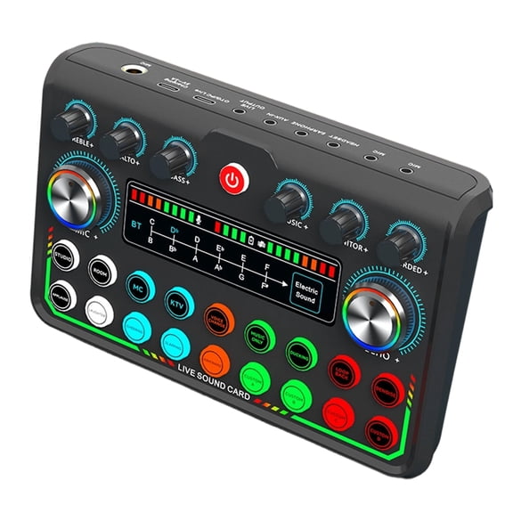 USB Podcast Music Studio Live Broadcast Sound Card Dynamic Mic Hifi Sound For Streaming And Recording And Gaming