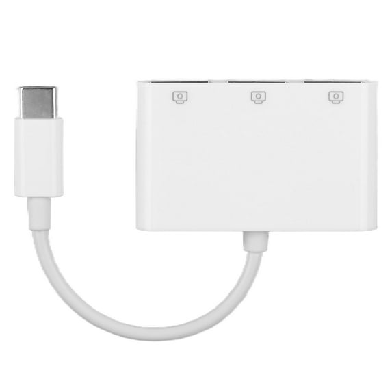 USB Port Expander Type C to USB 3 Port Strong Compatibility Wide Application USB Type C Hub for Data Transmission