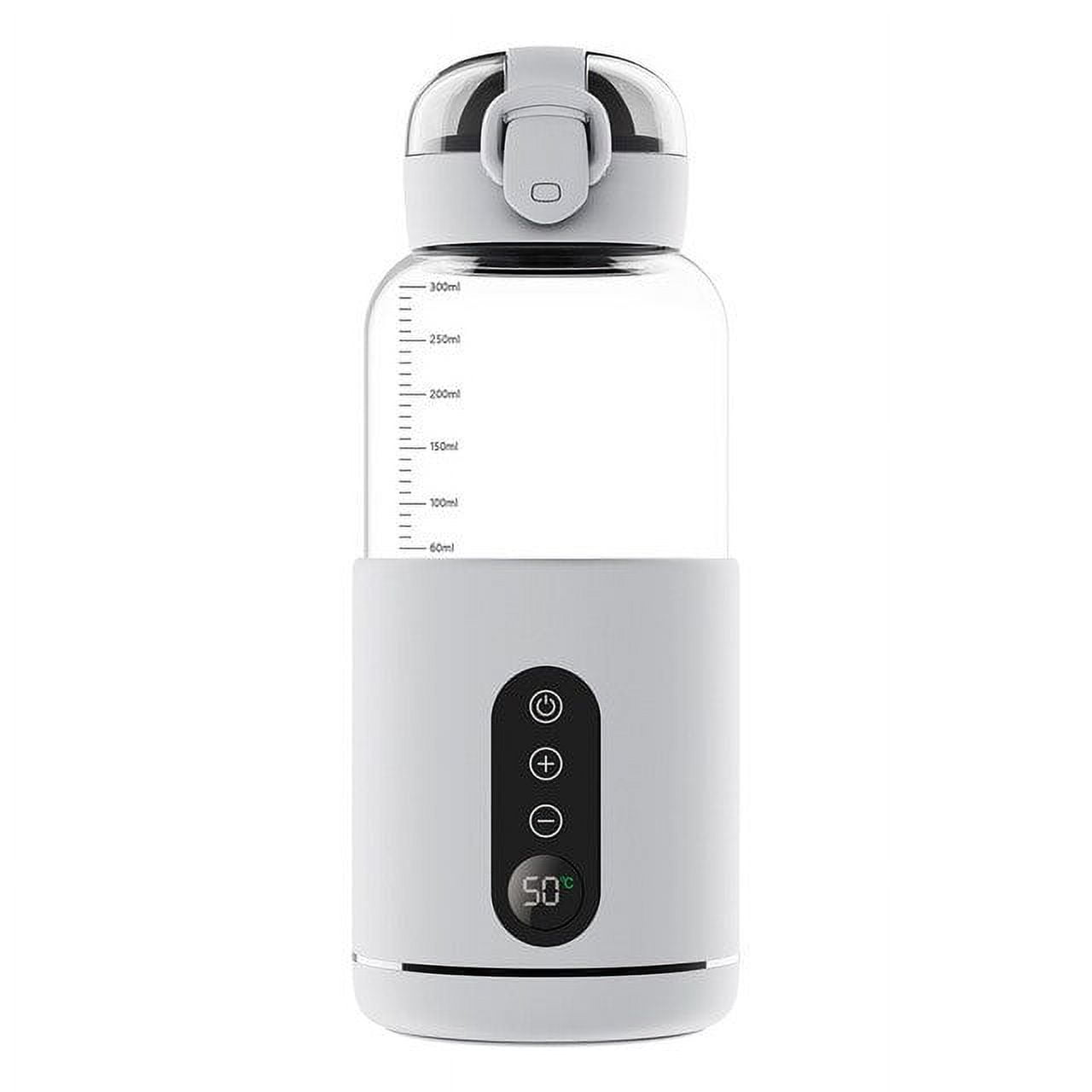 DAEWOO Portable Electric Cup Water Heater USB Rechargeable Battery Water  Kettle LED Display Thermos Cup Portable Heating Cup - AliExpress