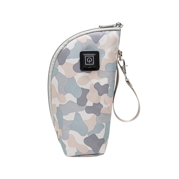 USB Portable Milk Bottle Insulation Sleeve Intelligent Temperature Control Warm Milk Heating Bag for Home and Travel Fits Most Bottles USB Charging Ideal Warming Tool for Parents,Multicolor