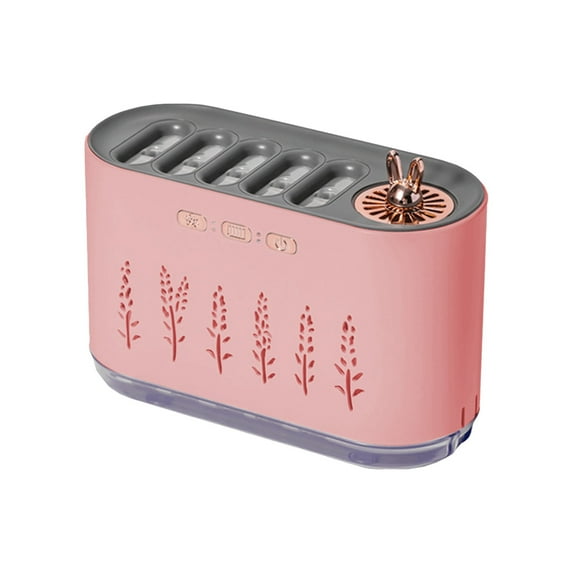 USB Portable Mini Humidifier with Digital Display, Quiet Cool Mist for Bedroom, Office, Travel & Plants, Colorful Night Light, Easy to Clean, 700ML Capacity