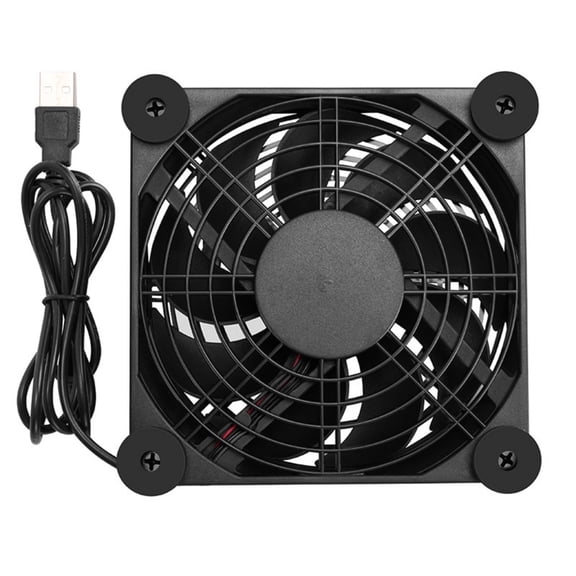 USB Power 120mm Cabinet Cooling Fan Waterproof Housing For Networking Equipment & Electronics Component Cooling Accessor