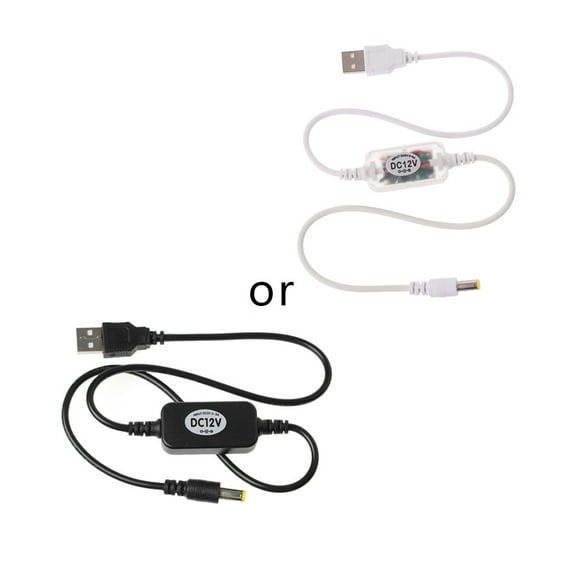 USB Power Boost Line for 5v To for 12v Step Up Module Usb Converter Adapter Cable Plug for Digital Camera 2.1x5.5m