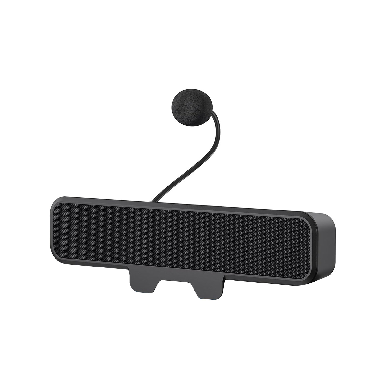 USB Power Computer Speakers Clamps Mount Design Detachable Mic Easy to ...
