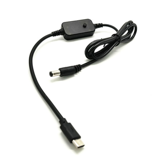 USB Power Line UsbC Type-C 5V to 5V9V12V15V20V Converter to DC5.5x2.1mm
