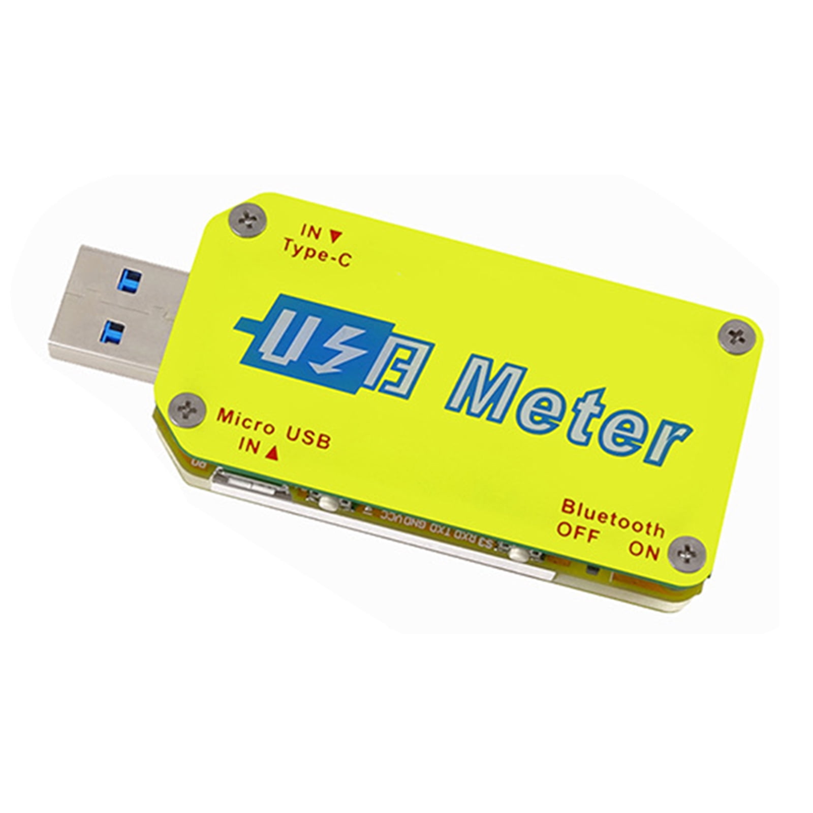 USB Power Meter 4-24V 4A LCD USB Voltages Current Display USB Tester Multimeter USB Current Meter Tester LCD Display