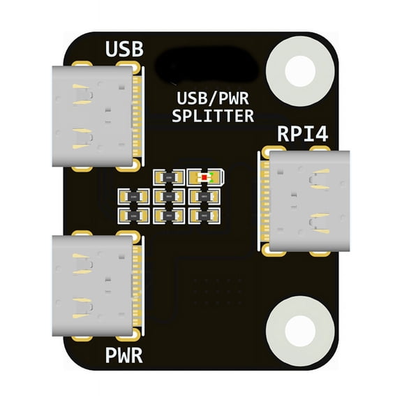USB/Power Splitter CM4 For Raspberry Pikvm HDMI CSI KVM IP Pi ATX Splitter Development Board USB Power Distributor And Mouse Splitter