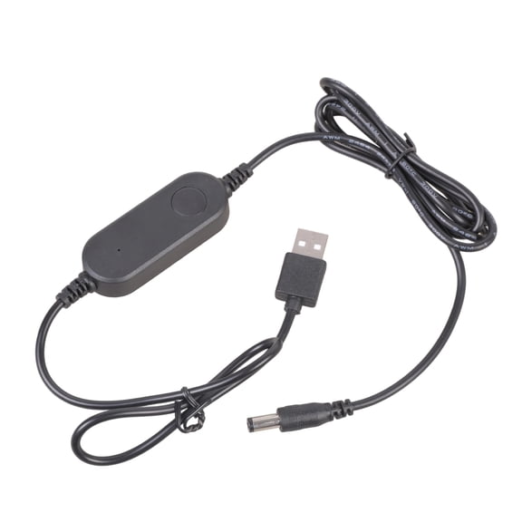 USB Powered 12V 12W Converters Cable Featuring on off Switches Plastic Texture for LED Light Router Speakers Device