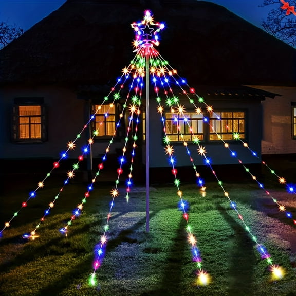 USB - Powered 6.5ft Flexible Brown Vine Fairy Lights (96 LEDs) - 8 Flashing Patterns. Ideal for Indoor Decor, Christmas, Weddings & More