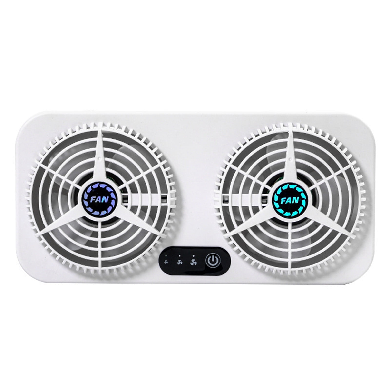 USB Powered Car Exhaust Fan, Low Noise Cooling Fan for Car, 3 Speed Adjustable Radiator Fan, Effective Heat Dissipation Exhaust Fan, Circulates Air and Reduces Odor