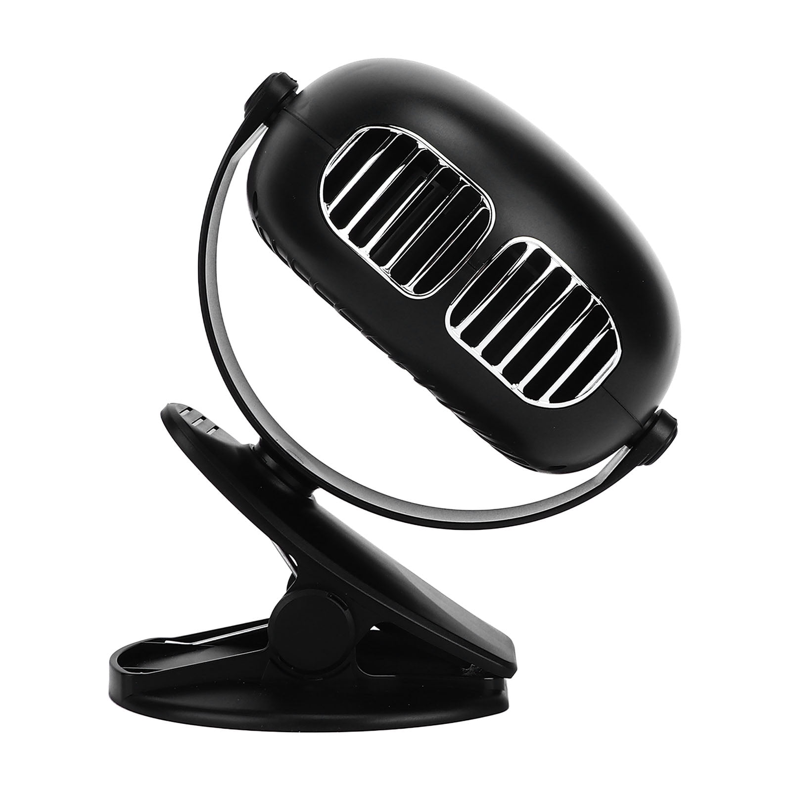 USB Powered Clip On Fan, 6 Inch 3 Speeds Portable Fan With 2 In 1 Bladeless Design, USB Quiet
