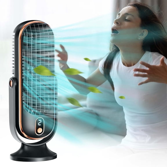 USB Powered Desktop Mini Fan With Strong Airflow – Plug-In Portable Personal Cooling Fan For Computer Desk, Home Office & Dorm Room, Low Noise Design