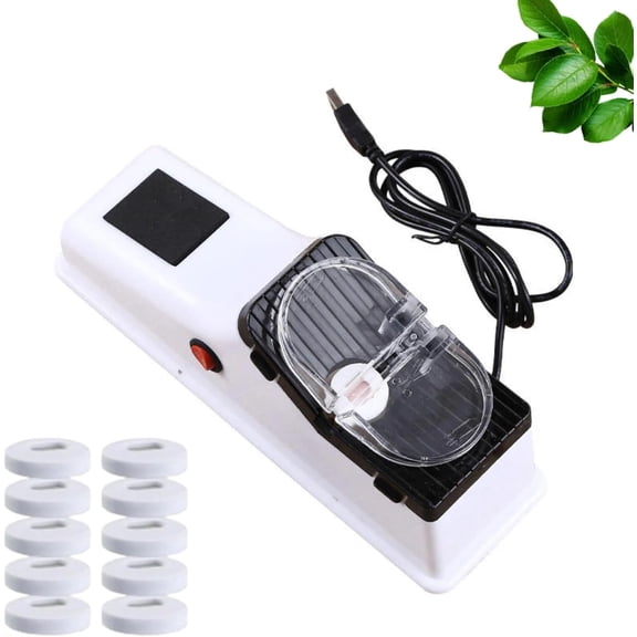 USB-Powered Electric Knife Sharpener - Multifunctional Double-Sided Sharpener with Stable Non-Slip Base, 5s Quick Sharpening, Safe & Easy-to-Use for Home Kitchen Knives