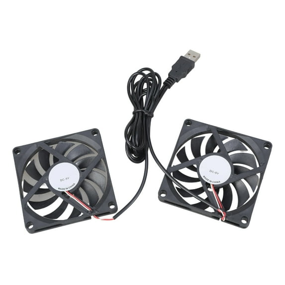 USB Powered Fans 13CFM Airflows For Printer Player And Computer Component Cooling