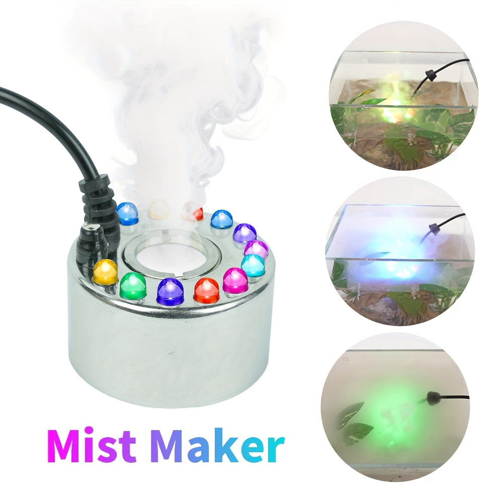 Pasamer Mini Mistmaker Voor Fontein, Vijver Of Aquarium – Zonder Licht, Creëert Sfeervolle Nevel