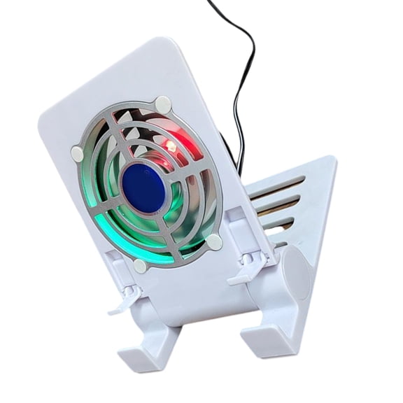 USB Powered Gaming Radiator Cooling Fan Stand Accessory For Tablets Phones Portable Quiet Coolers With Adjustable Angles