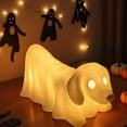 thumbnail image 1 of USB Powered Halloween Ghost Dog Lamp, Pet Shape Night Light, 1 of 4