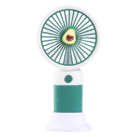 USB-Powered Handheld Fan | Portable Mini Foldable USB Desk Fan | Ultra-Quiet Rechargeable Personal Fan for Office Travel (3.15x2.36x5.91 in Green)​