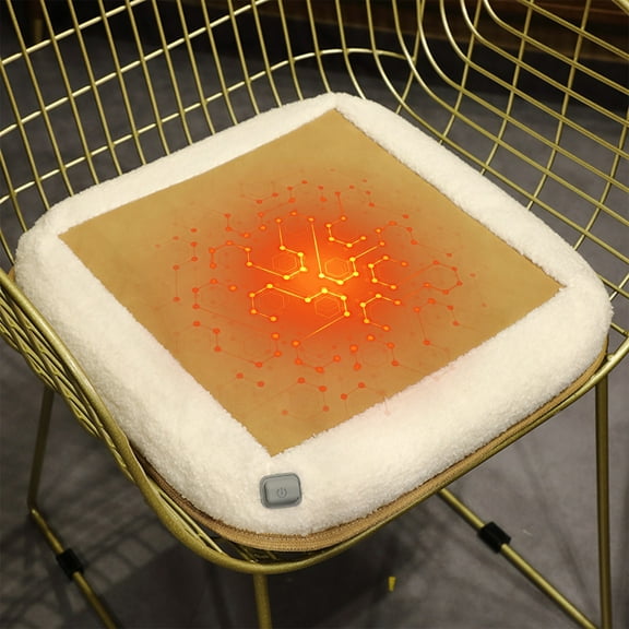 USB Powered Heated Seat Cushion For Winter, Washable Portable Pad For Home, Classroom, Or Office, Long Sitting Comfort Heating Mat