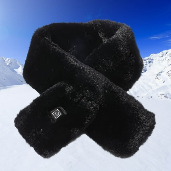 USB-Powered Heating Scarf with 3-Temperature Control for Neck Warmth and Comfort Portable Design for Outdoor Use