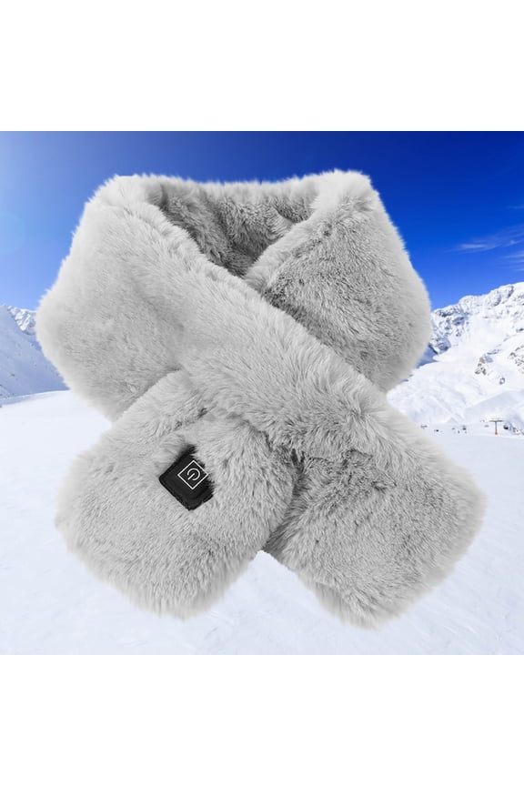 USB-Powered Heating Scarf with 3-Temperature Control for Neck Warmth and Comfort Portable Design for Outdoor Use