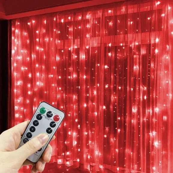 USB Powered Holiday Hanging Lighting LED Curtain String Lights 8 Modes Gorgeous Christmas Lights Christmas Home Decoration 2025