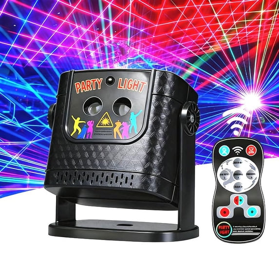 USB Powered Laser Disco Light with Remote Control 90 Pattern Party ...